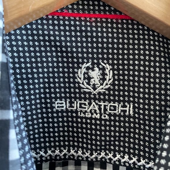 Mens Bugatchi Uomo Cotton Button Down Shirt - Picture 2 of 3